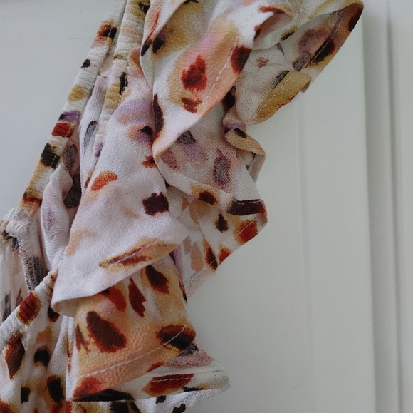 #36 Sofia Vergara Sweetheart Ruffle Long Midi Dress ~ Size XL - Picture 5 of 12